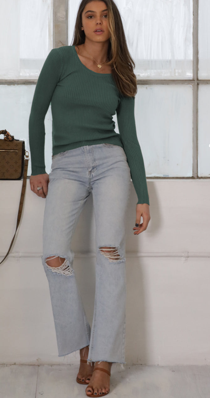 Luxe knit Light khaki