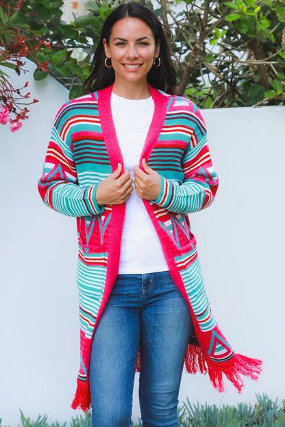 Stephie pink cardigan