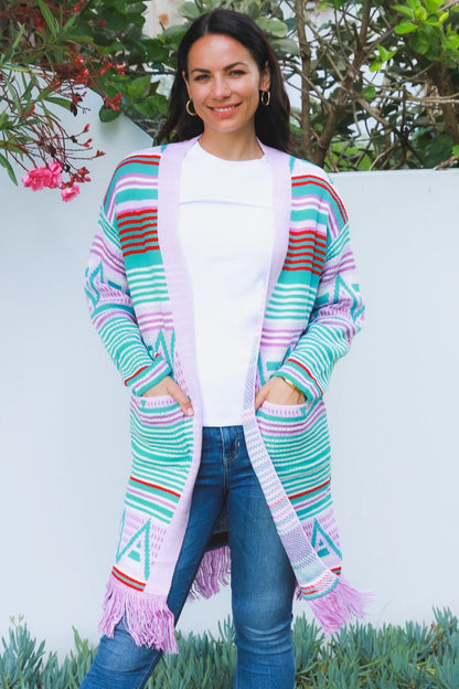 Stephie violet cardigan