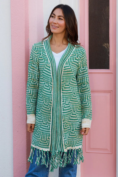 Vicky cardigan green