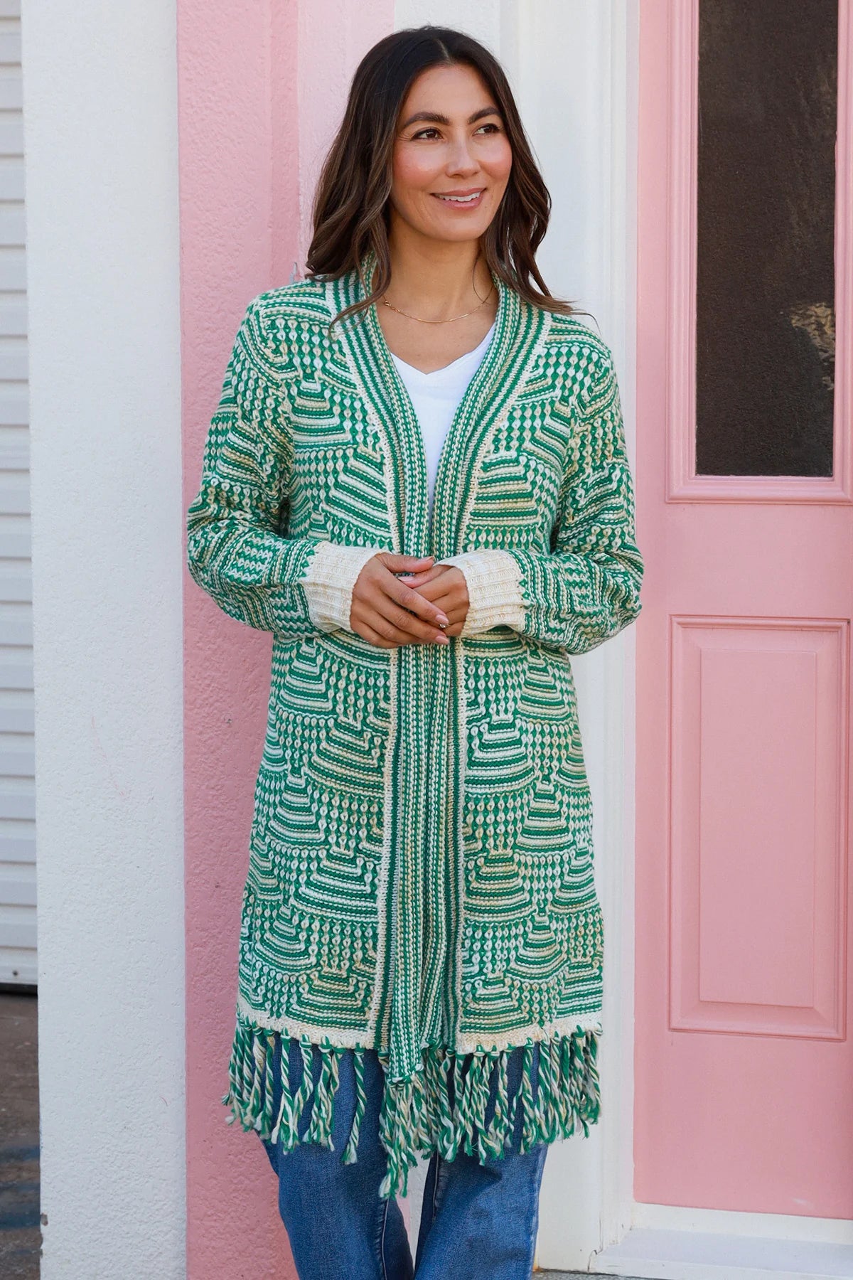 Vicky cardigan green