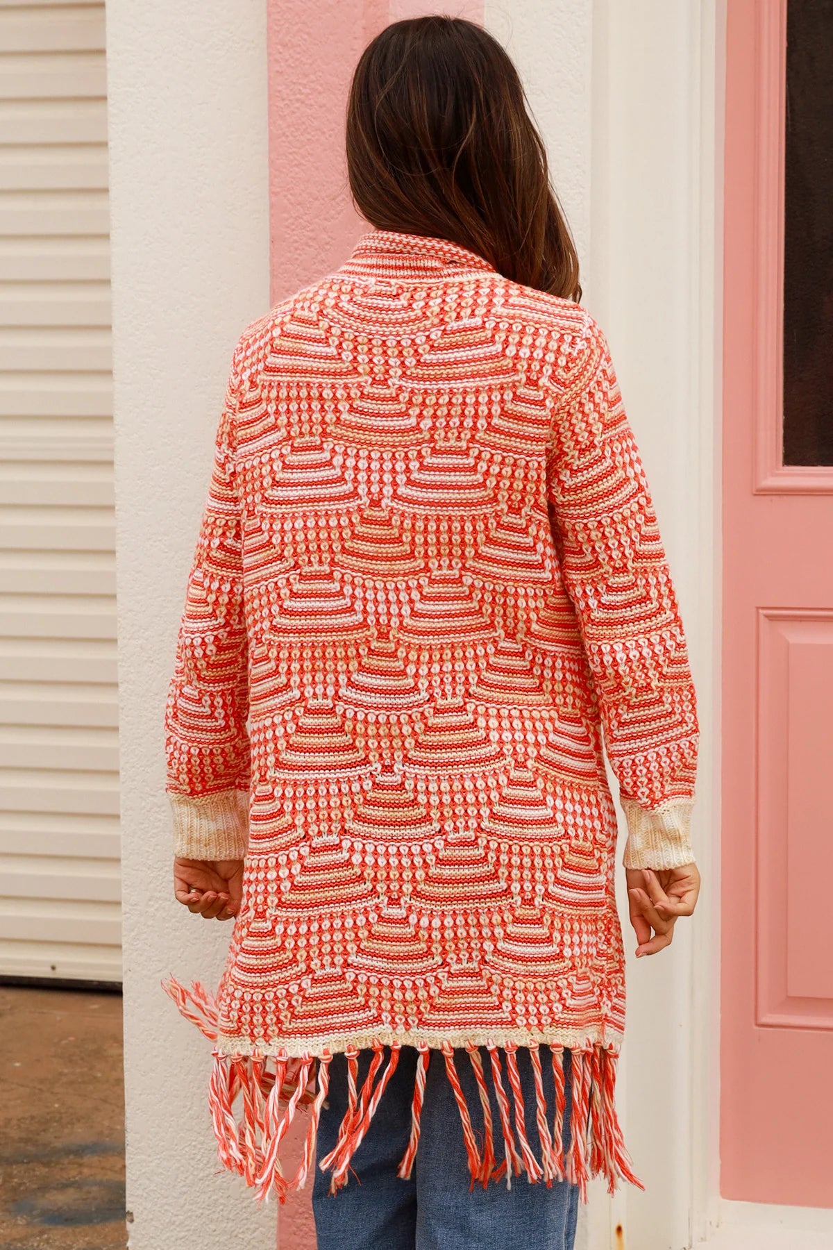 Vicky cardigan orange