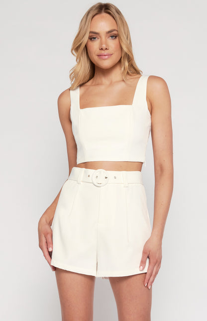 Britany white short